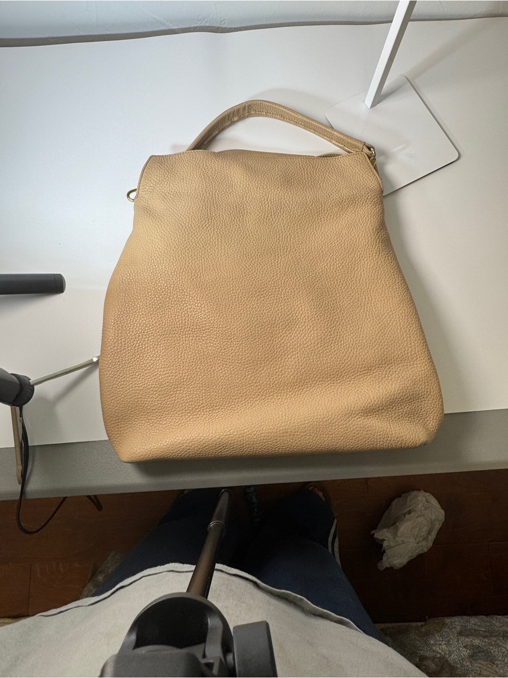 1 - Burberry Medium Cale Blush/Neutral Leather Hobo Bag - Picture 14 of 16